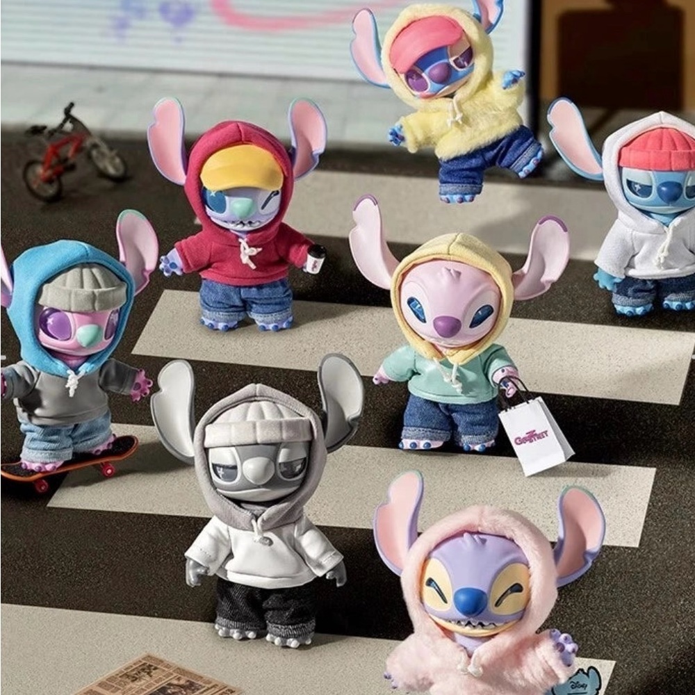 MINISO Disney Stitch GenZ Street Series Plush Vinyl Doll Blind Box - Picture 13 of 14